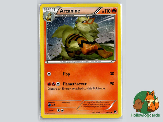 Arcanine (11/122) - BREAKpoint Pokémon Card