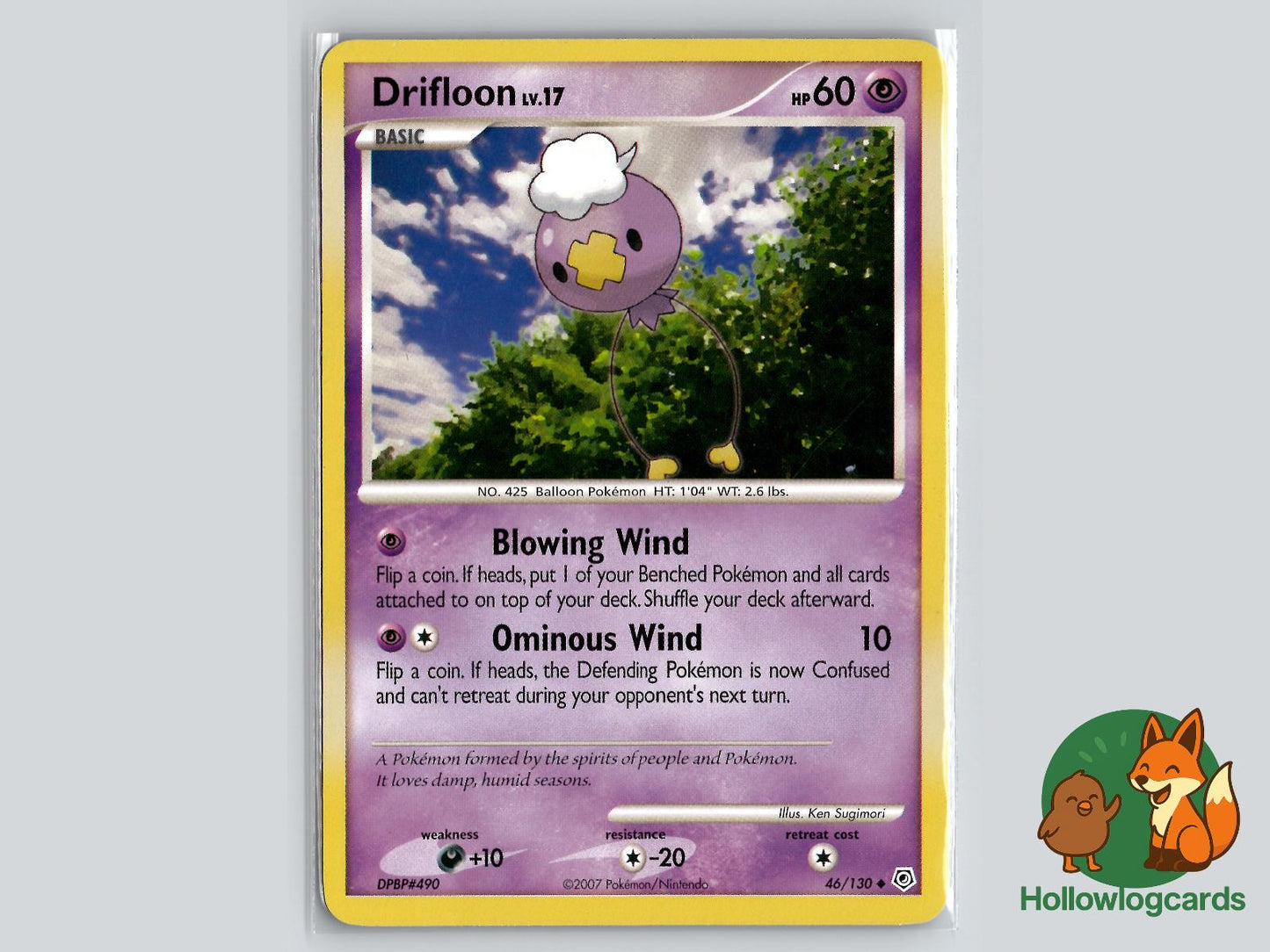 Drifloon (46/130) - Diamond & Pearl Pokémon Card
