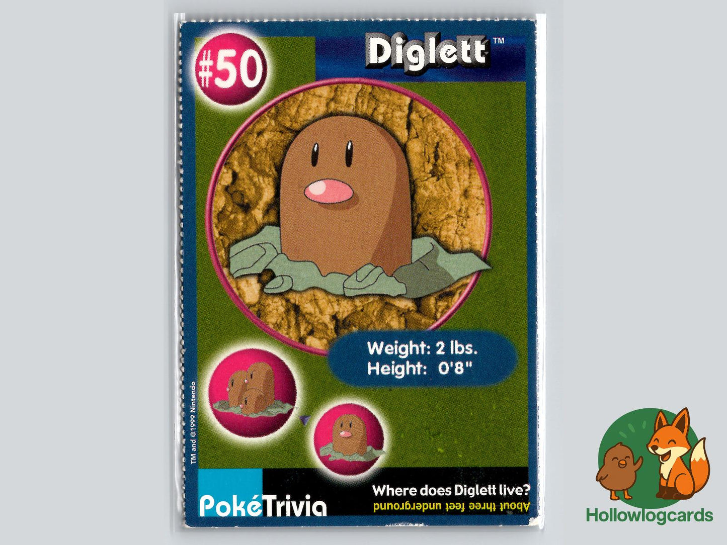 Diglett (50) Pokémon Card