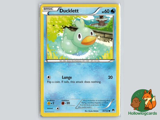 Ducklett (36/122) - BREAKpoint Pokémon Card