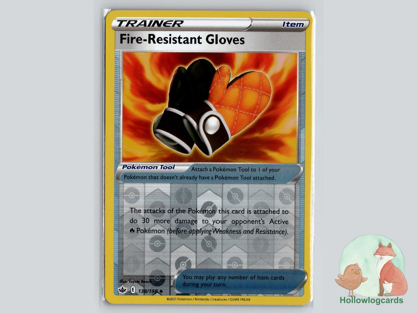 Fire (138/198) - Chilling Reign Pokémon Card
