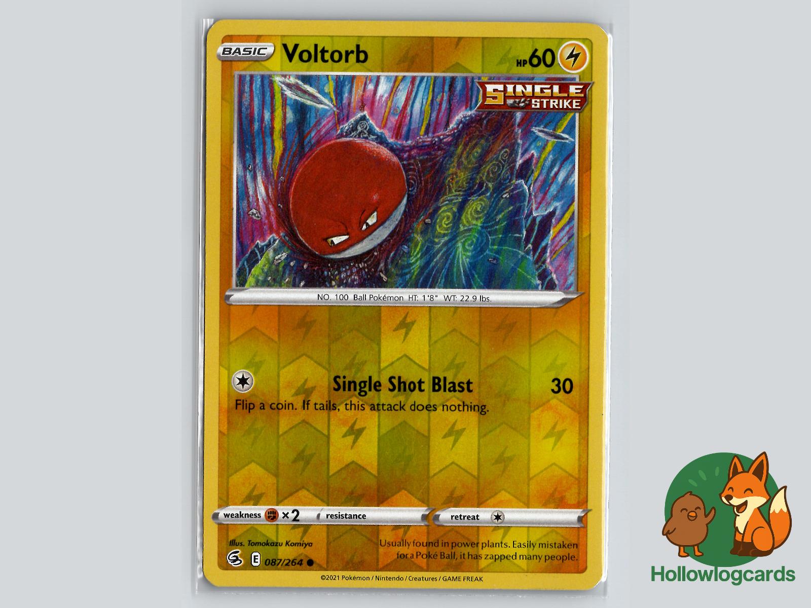 Voltorb (087/264) - Fusion Strike Pokémon Card