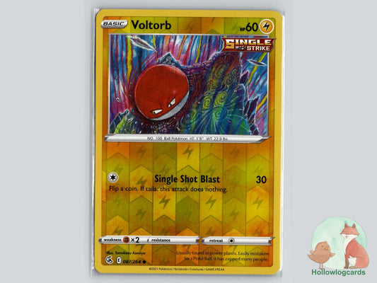 Voltorb (087/264) - Fusion Strike Pokémon Card
