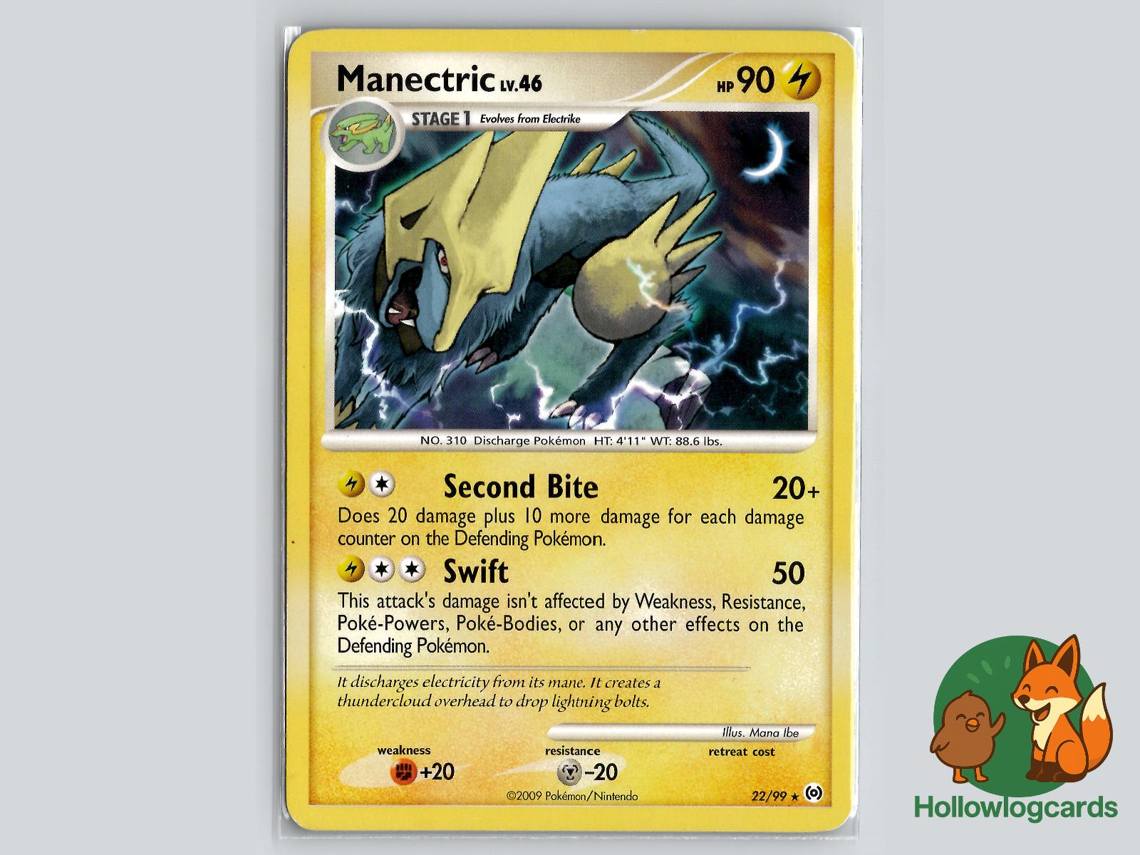 Manectric (22/99) - Arceus Pokémon Card