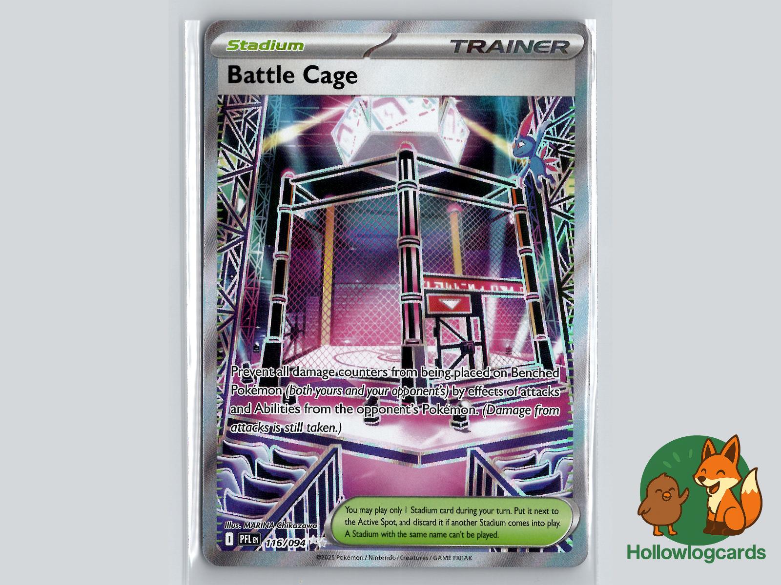 Battle Cage (116/094) - Phantasmal Flames Pokémon Card