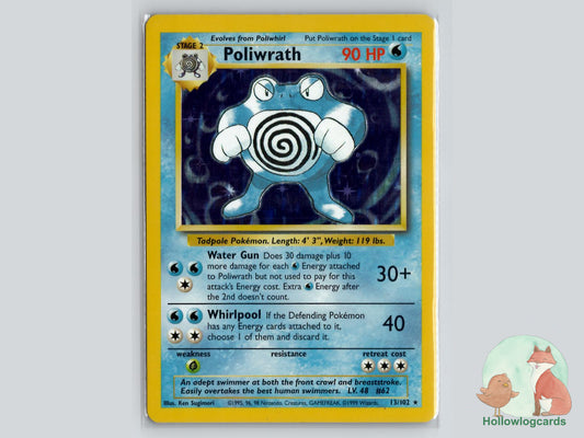 Poliwrath (13/102) - Base Pokémon Card