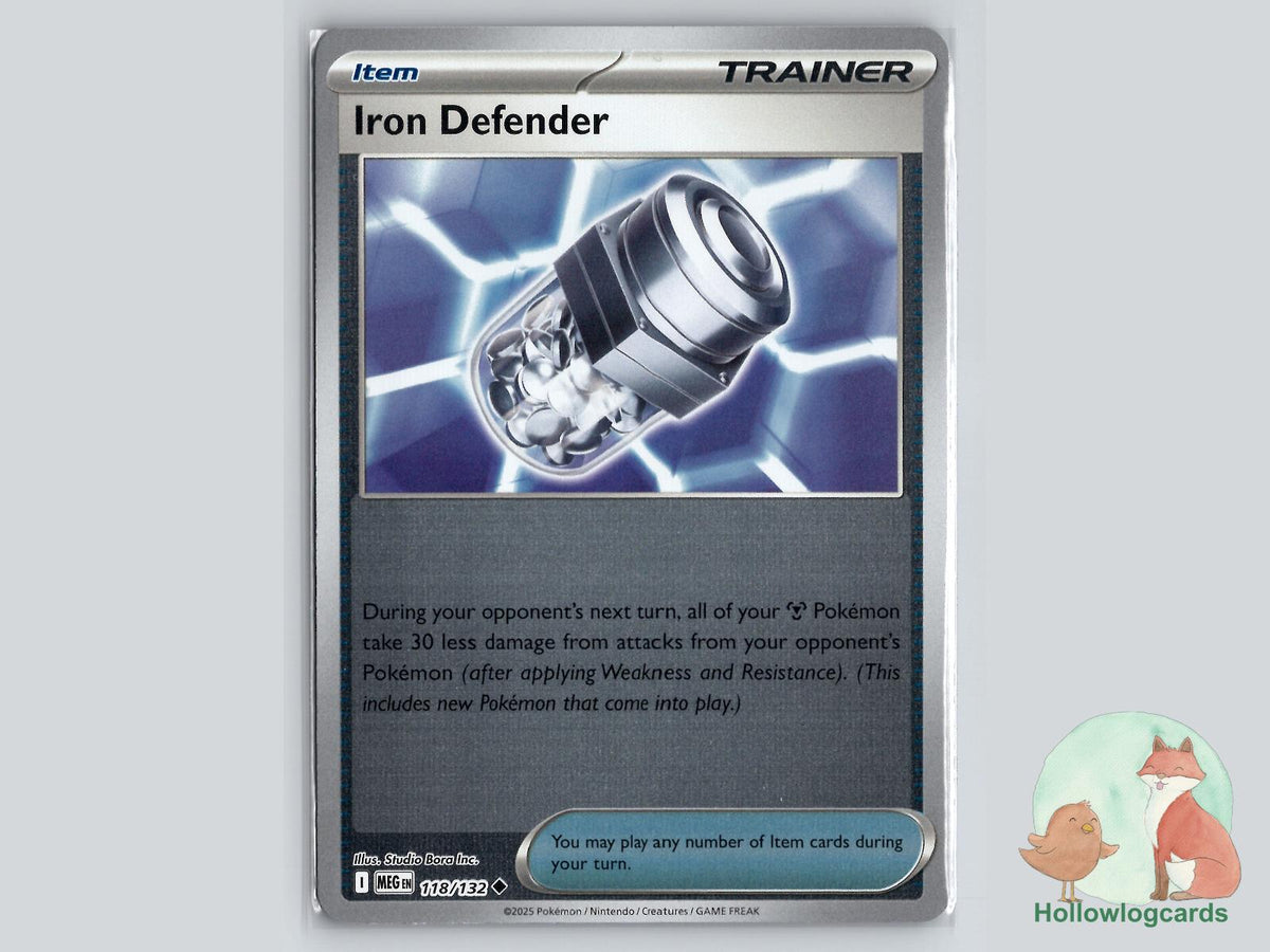 Iron Defender (118/132) - Mega Evolution Pokémon Card