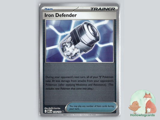 Iron Defender (118/132) - Mega Evolution Pokémon Card