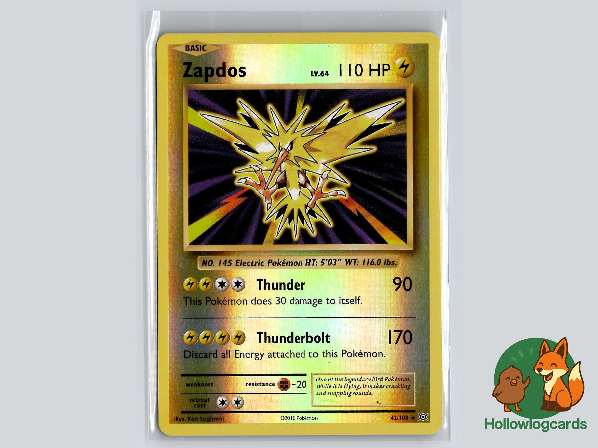 Image of Zapdos Evolutions (EVO) #42