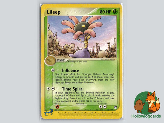 Lileep (42/100) - Sandstorm Pokémon Card