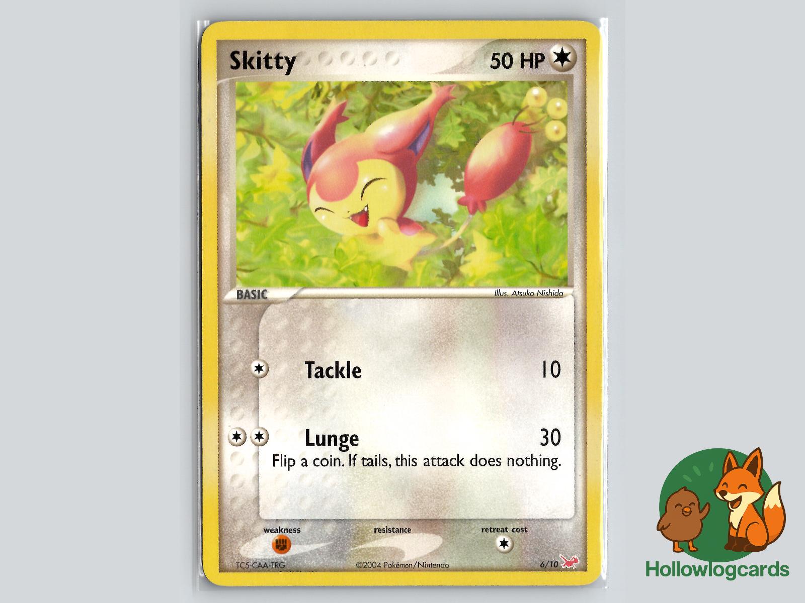 Skitty (6/10) - EX Trainer Kit Latias Pokémon Card