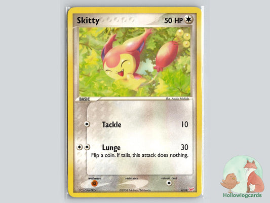 Skitty (6/10) - EX Trainer Kit Latias Pokémon Card
