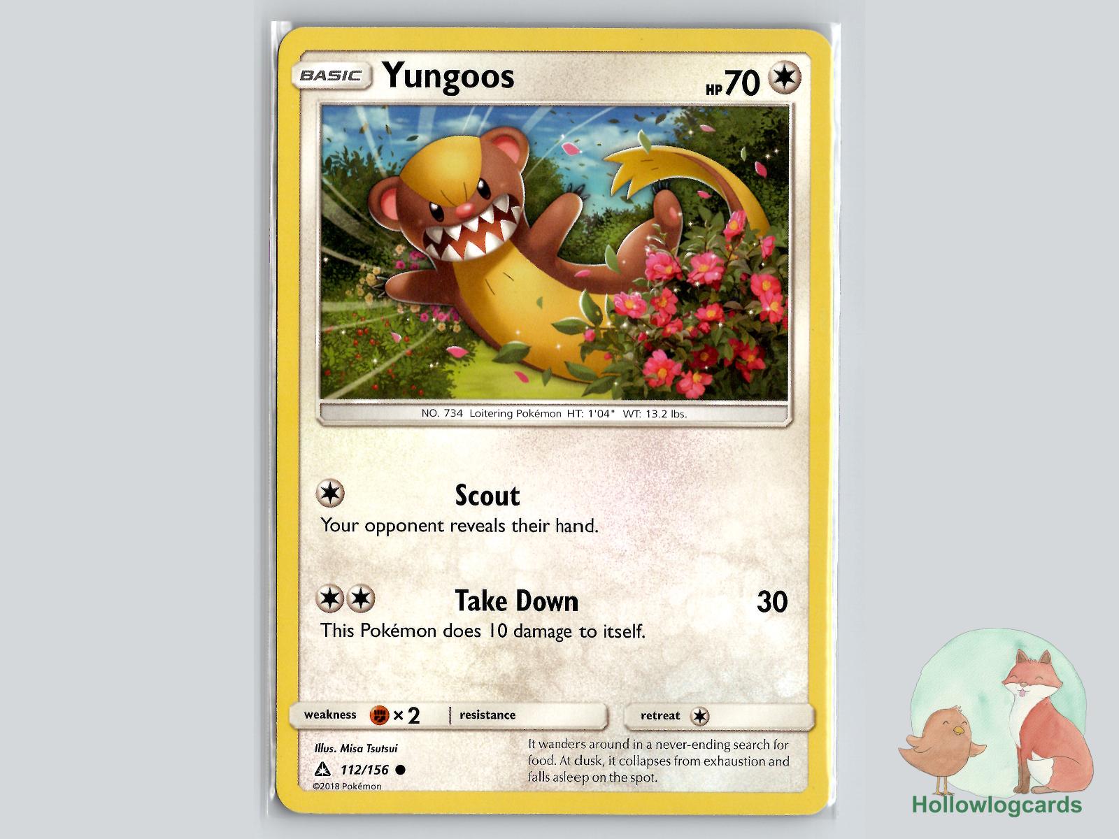 Yungoos (112/156) - Ultra Prism Pokémon Card
