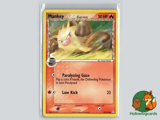 Mankey (70/110) - Holon Phantoms Pokémon Card