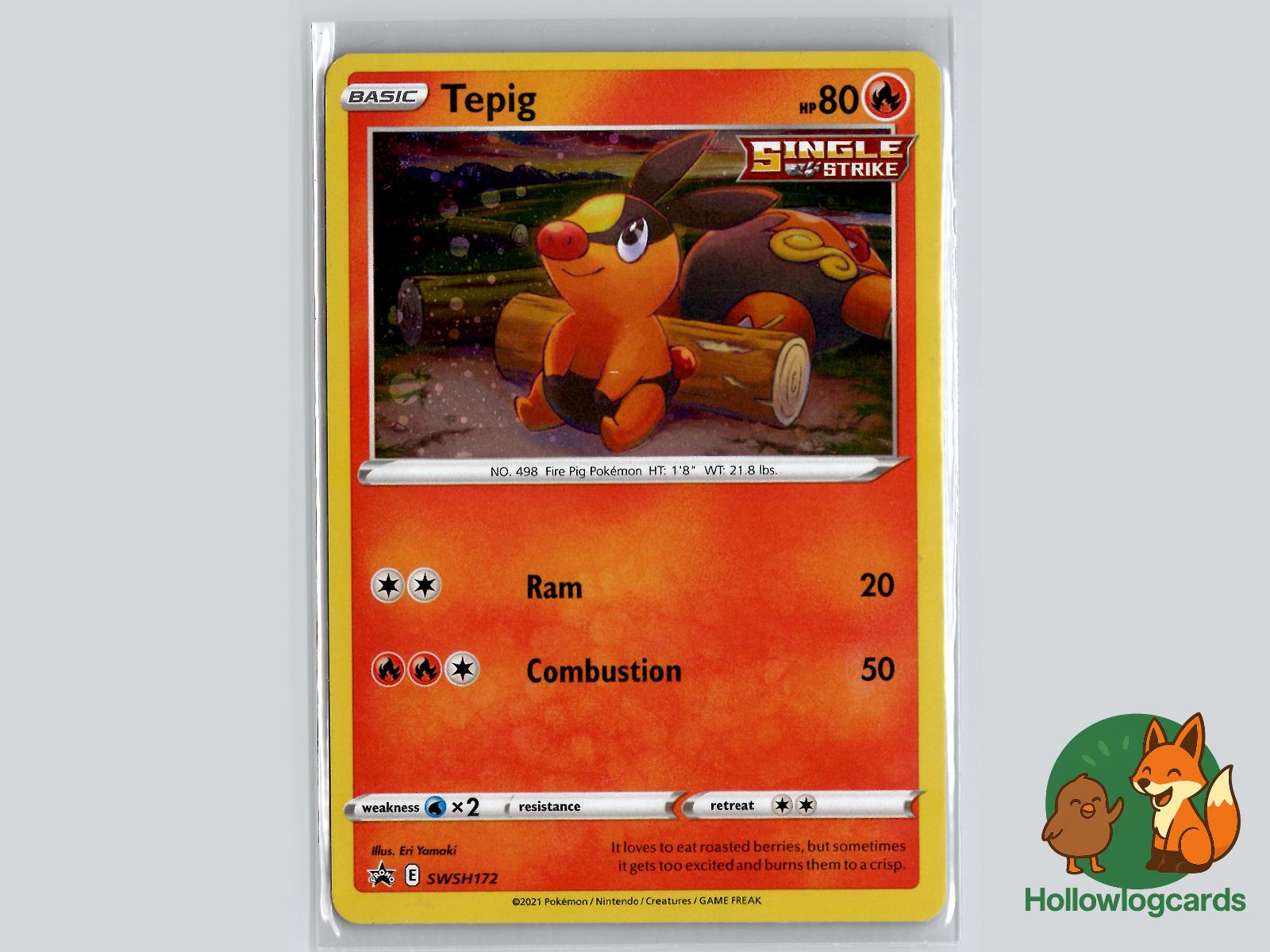 Tepig (SWSH172) - Sword & Shield Pokémon Card
