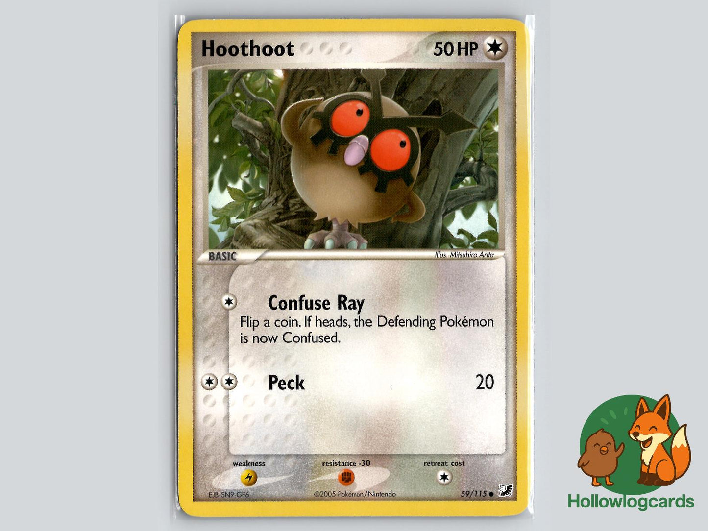 Hoothoot (59/115) - Unseen Forces Pokémon Card