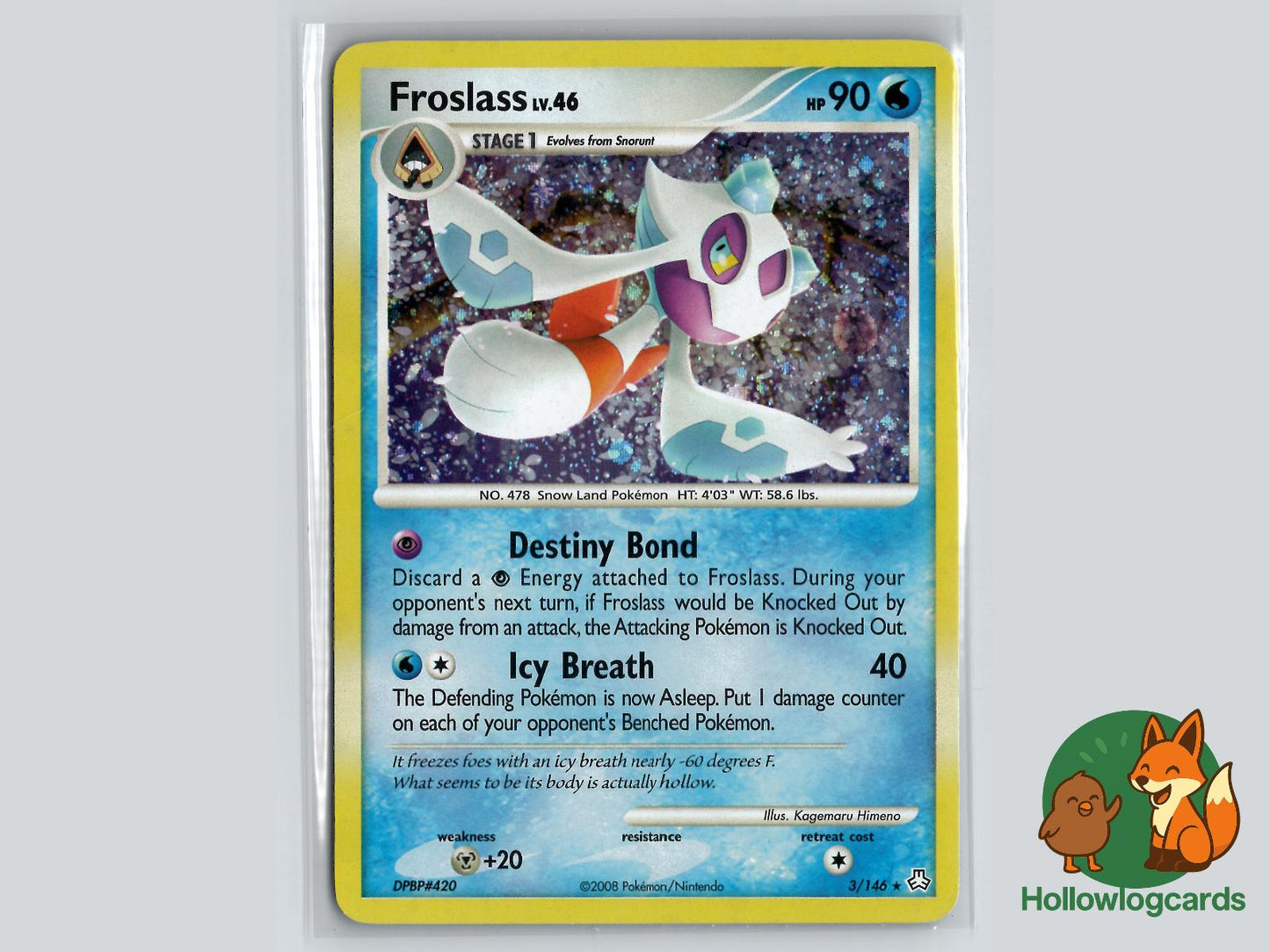 Froslass (3/146) - Legends Awakened Pokémon Card