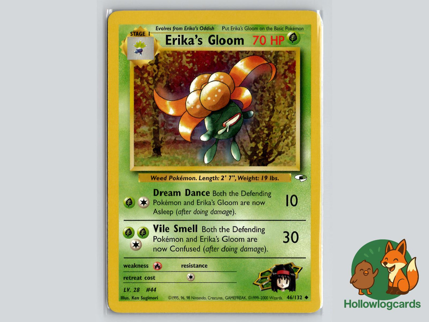 Erika's Gloom (46/132) - Gym Heroes Pokémon Card