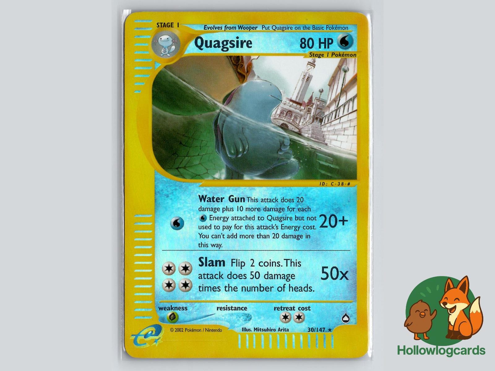 Quagsire (30/147) - Aquapolis Pokémon Card