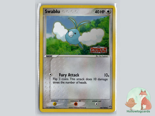 Swablu (66/108) - Power Keepers Pokémon Card