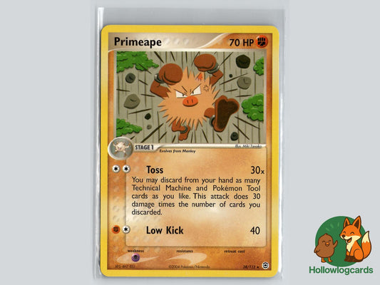 Primeape (28/112) - FireRed & LeafGreen Pokémon Card