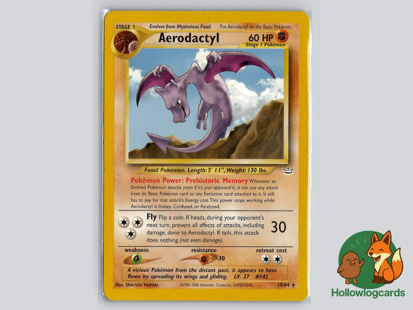 Aerodactyl (15/64) - Neo Revelation Pokémon Card