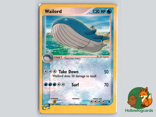 Image of Wailord Ruby and Sapphire (RS) #14