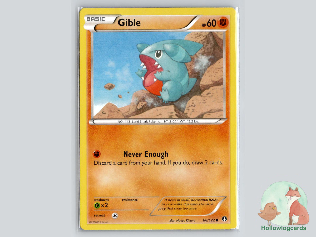 Gible (68/122) - BREAKpoint Pokémon Card