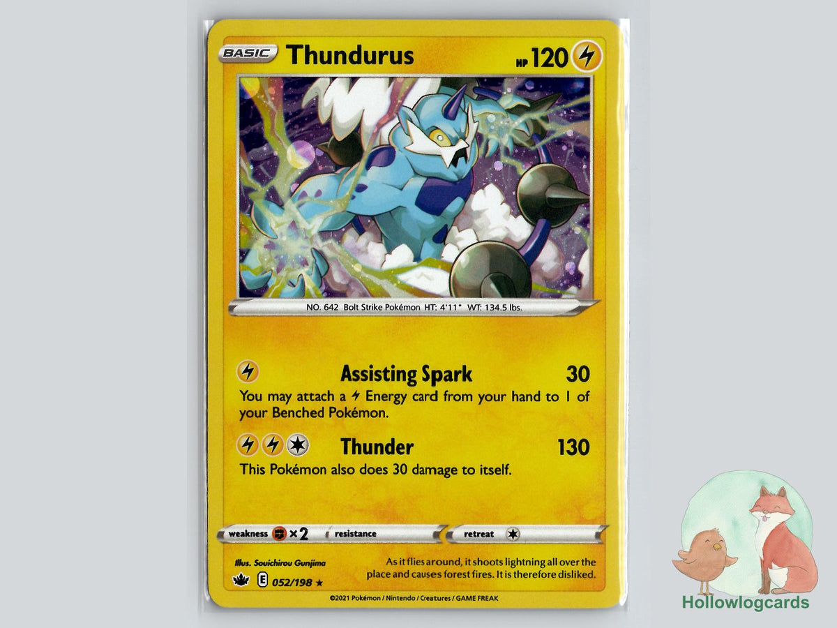 Thundurus (052/198) - Chilling Reign Pokémon Card