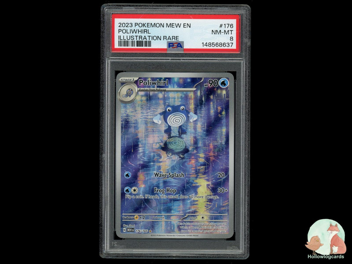 Graded Poliwhirl (176/165) Pokémon Card