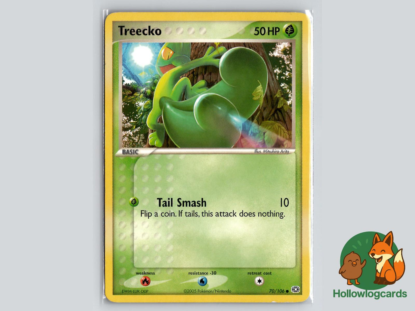 Treecko (70/106) - Emerald Pokémon Card