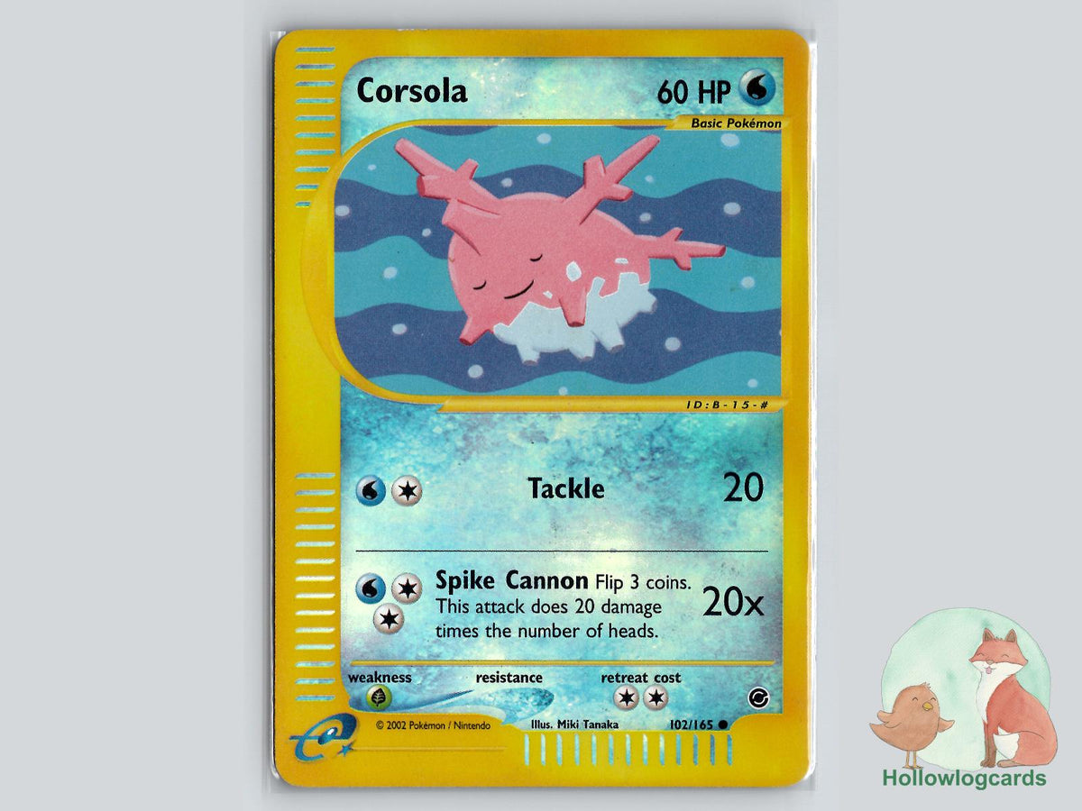 Corsola (102/165) - Expedition Base Set Pokémon Card