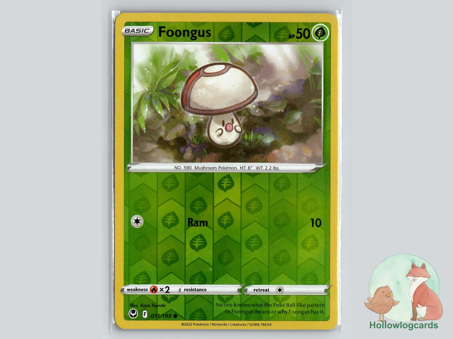 Foongus (011/195) - Silver Tempest Pokémon Card