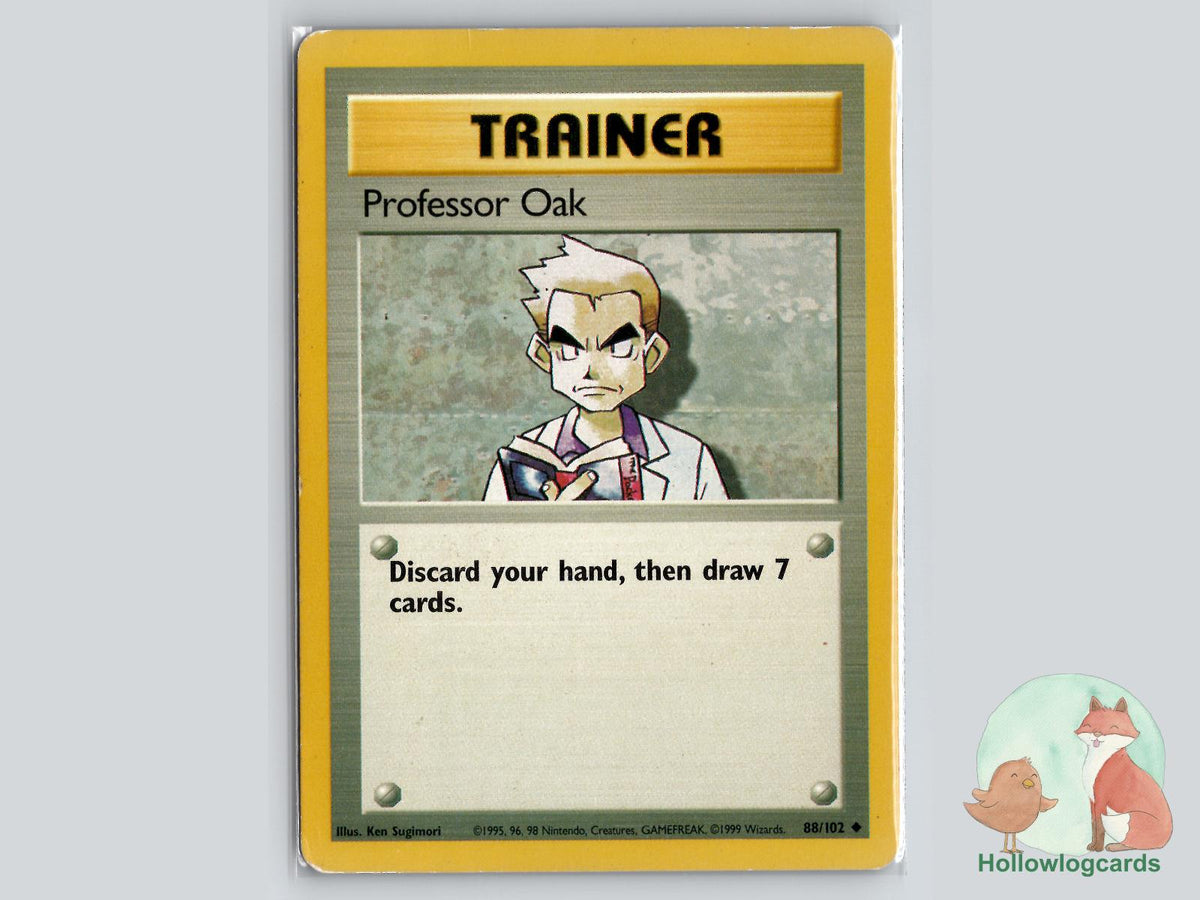 Professor Oak (88/102) - Base Pokémon Card