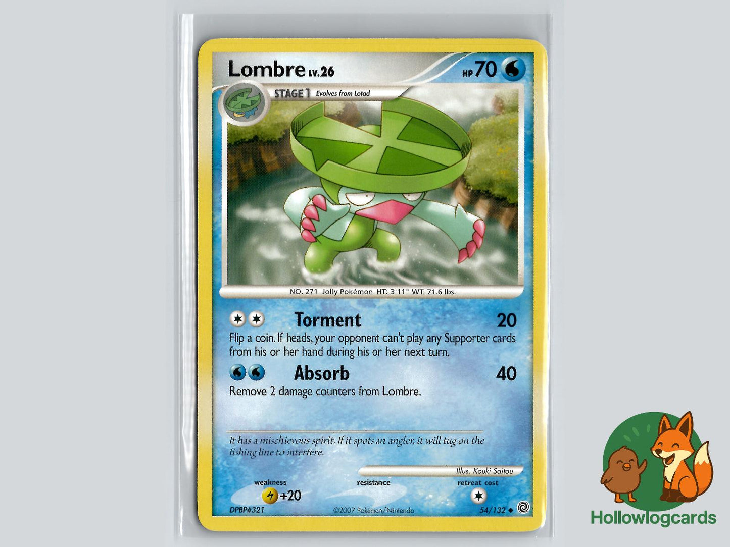 Lombre (54/132) - Secret Wonders Pokémon Card