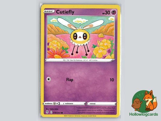 Cutiefly (078/203) - Evolving Skies Pokémon Card
