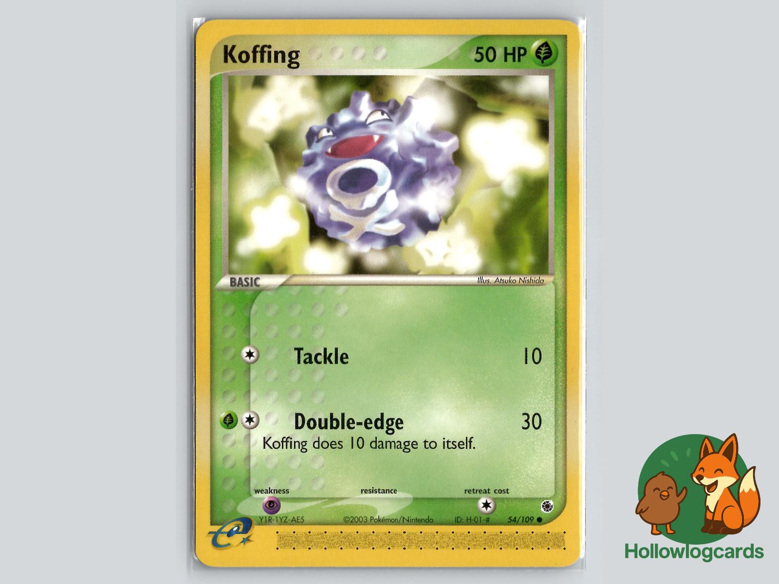 Koffing (54/109) - Ruby & Sapphire Pokémon Card