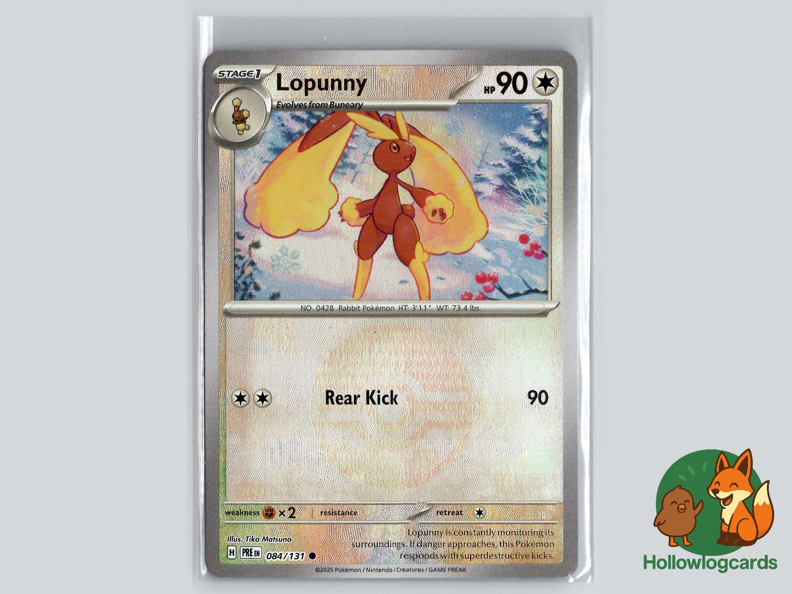 Lopunny (084/131) - Prismatic Evolutions Pokémon Card