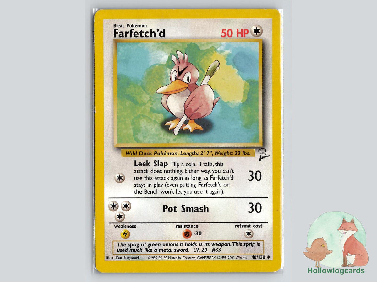 Farfetch'd (40/130) - Base Set 2 Pokémon Card