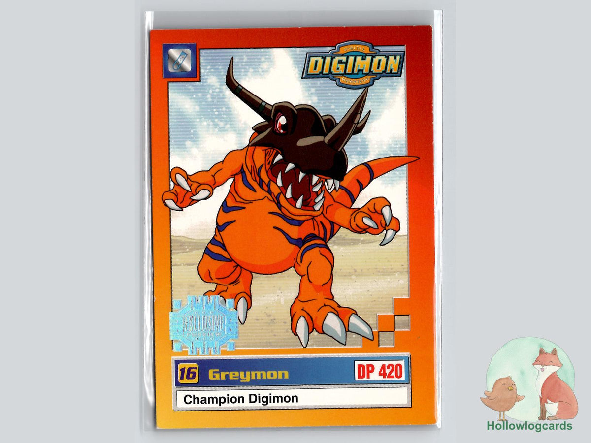 Greymon (19/34) 1999 Upper Deck Digimon card