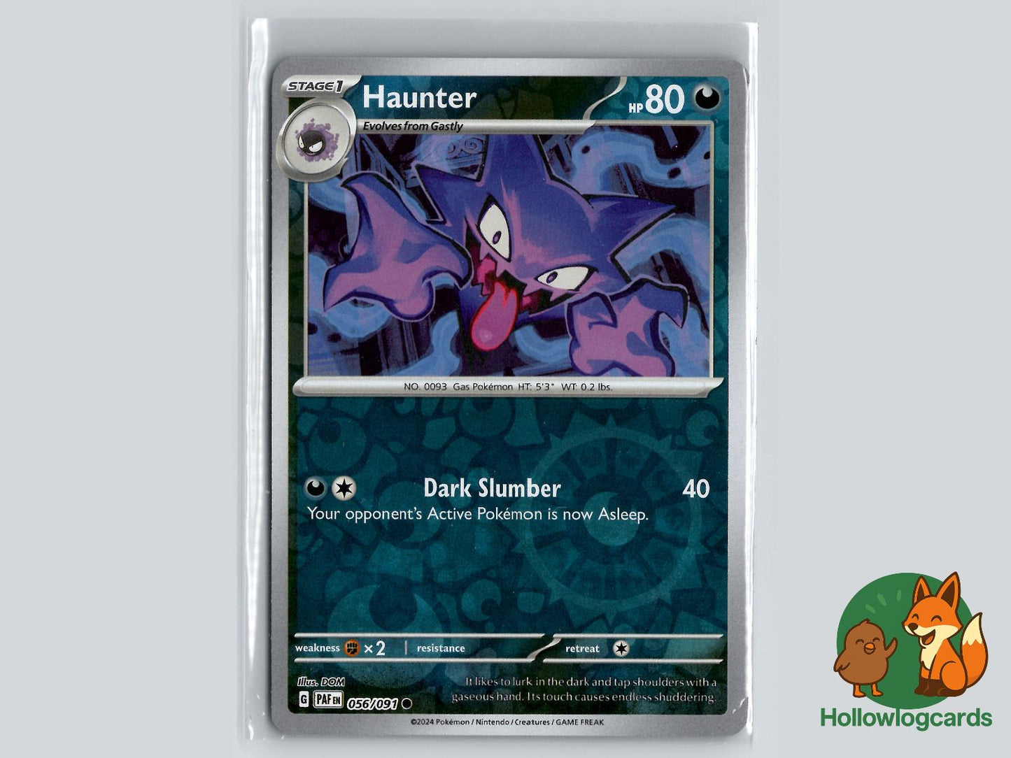 Haunter (056/091) - Paldean Fates Pokémon Card