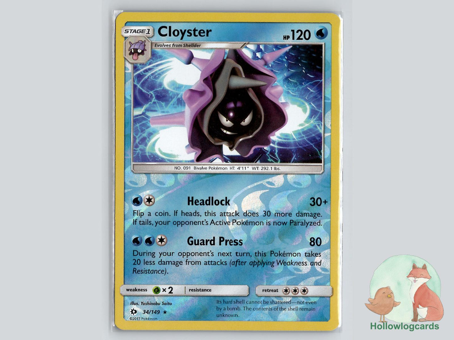 Cloyster (34/149) - Base Pokémon Card