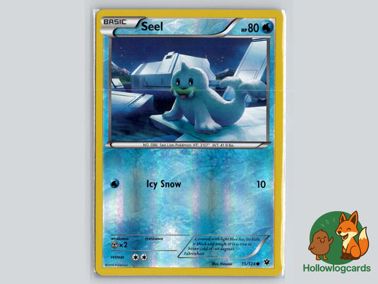 Seel (15/124) - Fates Collide Pokémon Card