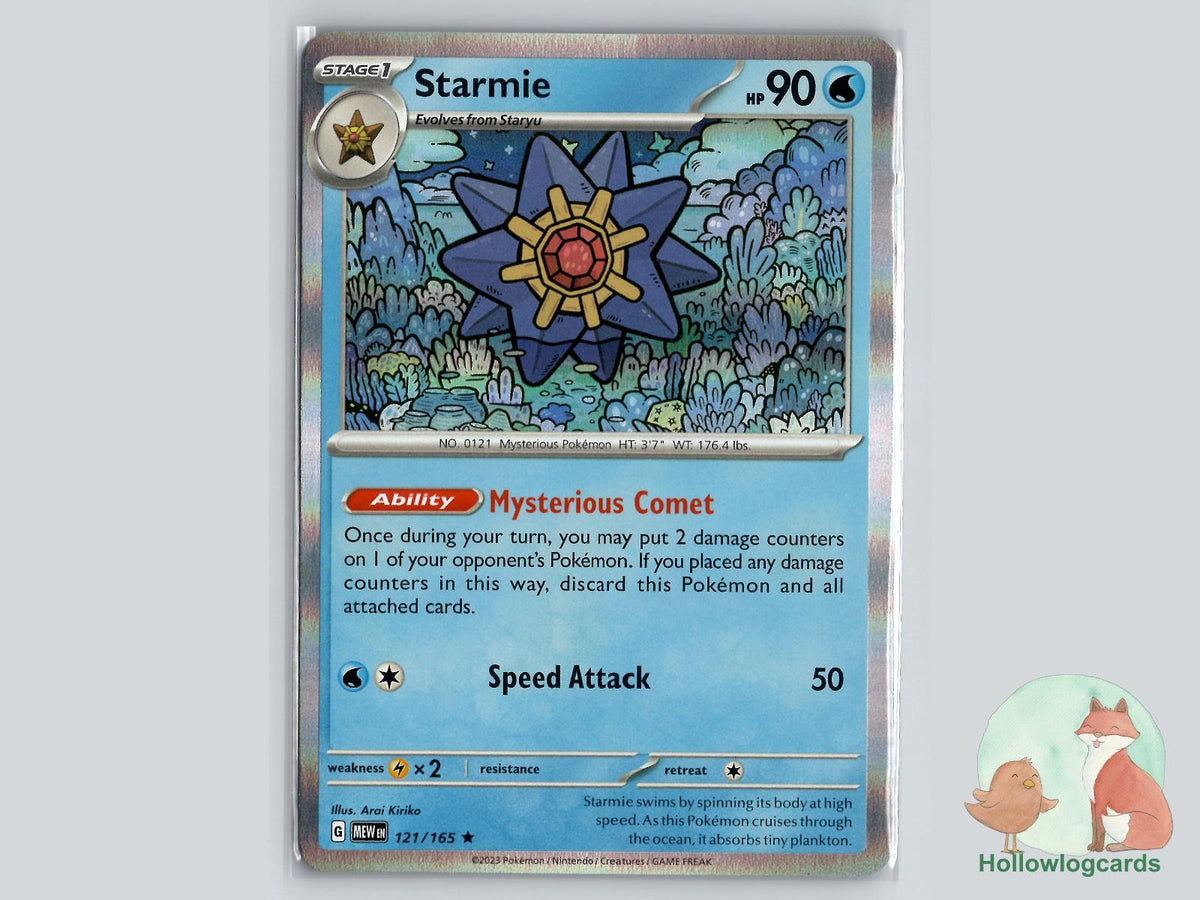 Starmie (121/165) - 151 Pokémon Card