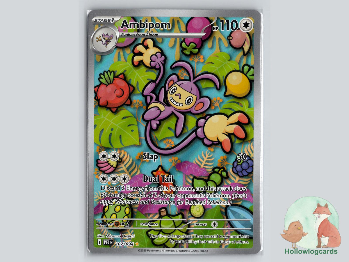 Ambipom (107/094) - Phantasmal Flames Pokémon Card