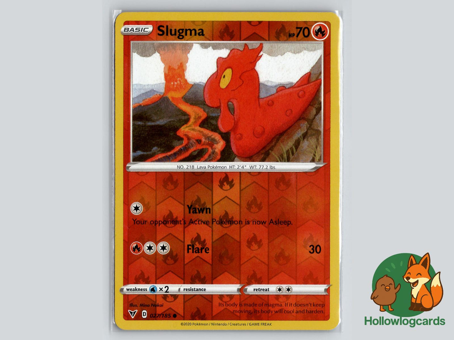 Slugma (027/185) - Vivid Voltage Pokémon Card