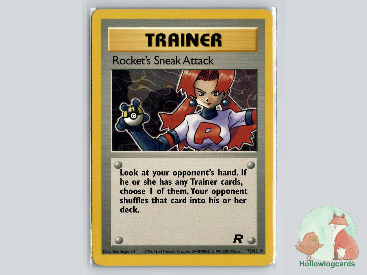 Rocket's Sneak Attack (72/82) - Team Rocket Pokémon Card