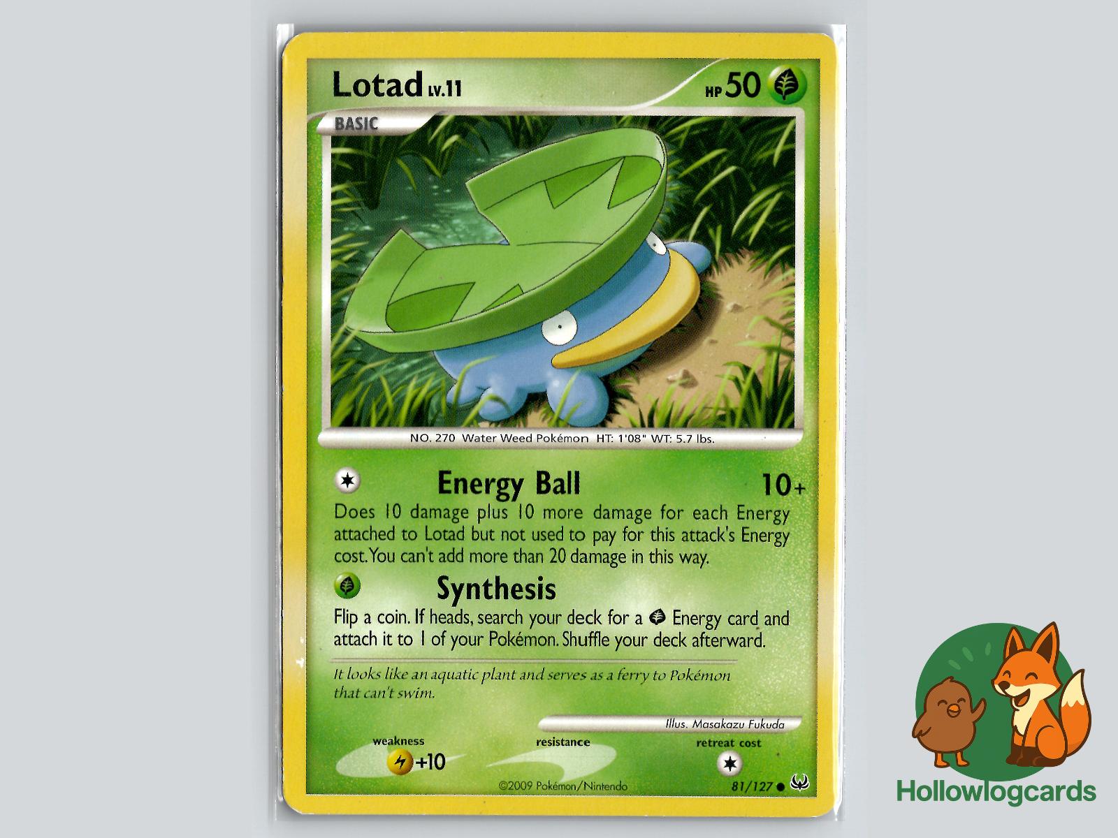 Lotad (81/127) - Platinum Pokémon Card