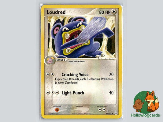 pokemon loudred card | Paradox Rift Evolves from Whismur Type Loudred (39/101) - Hidden Legends