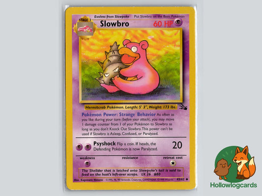 Slowbro (43/62) - Fossil Pokémon Card